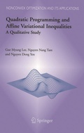 Cover: Quadratic Programming and Affine Variational Inequalities - Springer
