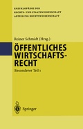 Cover: &Ouml;ffentliches Wirtschaftsrecht - Springer