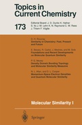 Cover: Molecular Similarity I - Springer