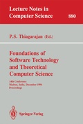 Cover: Foundations of Software Technology and Theoretical Computer Science - Springer