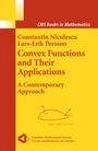 Cover: Convex Functions and their Applications - Springer