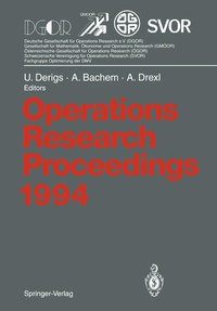 Bild vergrößern Bild: Operations Research Proceedings 1994 - Springer