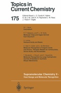 Cover: Supramolecular Chemistry II - Host Design and Molecular Recognition - Springer