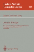 Cover: Ada in Europe - Springer