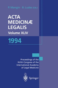 Abbildung von: Acta Medicinæ Legalis. Volume XLIV. 1994 - Springer