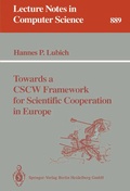 Cover: Towards a CSCW Framework for Scientific Cooperation in Europe - Springer