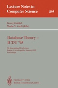 Cover: Database Theory - ICDT '95 - Springer
