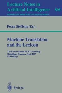Enlarge image Cover: Machine Translation and the Lexicon - Springer