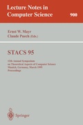 Cover: STACS 95 - Springer