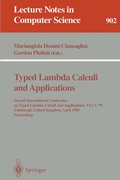 Cover: Typed Lambda Calculi and Applications - Springer
