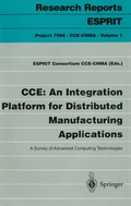Cover: CCE: An Integration Platform for Distributed Manufacturing Applications - Springer
