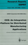Cover: CCE: An Integration Platform for Distributed Manufacturing Applications - Springer