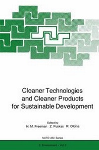 Enlarge image Cover: Cleaner Technologies and Cleaner Products for Sustainable Development - Springer