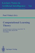 Cover: Computational Learning Theory - Springer