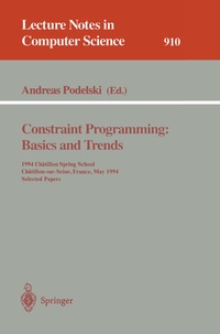 Enlarge image Cover: Constraint Programming: Basics and Trends - Springer