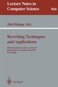 Cover: Rewriting Techniques and Applications - Springer