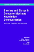 Cover: Barriers and Biases in Computer-Mediated Knowledge Communication - Springer