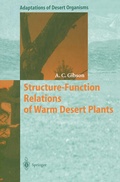 Cover: Structure-Function Relations of Warm Desert Plants - Springer