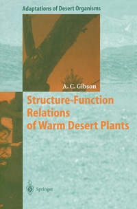 Enlarge image Cover: Structure-Function Relations of Warm Desert Plants - Springer