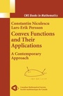 Cover: Convex Functions and their Applications - Springer