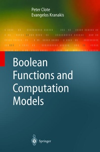 Enlarge image Cover: Boolean Functions and Computation Models - Springer
