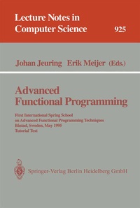 Enlarge image Cover: Advanced Functional Programming - Springer