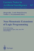 Cover: Non-Monotonic Extensions of Logic Programming - Springer
