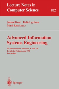 Enlarge image Cover: Advanced Information Systems Engineering - Springer