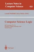 Cover: Computer Science Logic - Springer