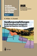 Cover: Handbuch zur Erkundung des Untergrundes von Deponien und Altlasten - Springer