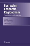 Cover: East Asian Economic Regionalism - Springer