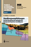 Cover: Handbuch zur Erkundung des Untergrundes von Deponien und Altlasten - Springer
