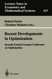 Abbildung von: Recent Developments in Optimization - Springer