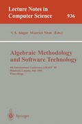 Cover: Algebraic Methodology and Software Technology - Springer