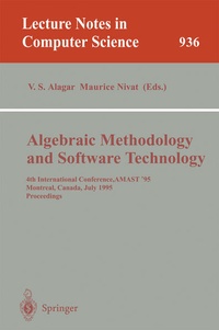 Enlarge image Cover: Algebraic Methodology and Software Technology - Springer