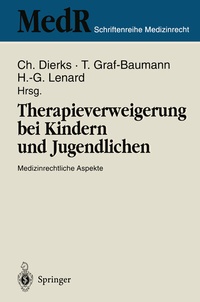 Abbildung von: Therapieverweigerung bei Kindern und Jugendlichen - Springer