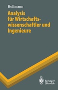 Cover: Analysis f&uuml;r Wirtschaftswissenschaftler und Ingenieure - Springer