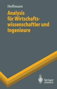 Abbildung von: Analysis für Wirtschaftswissenschaftler und Ingenieure - Springer