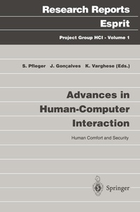 Enlarge image Cover: Advances in Human-Computer Interaction - Springer