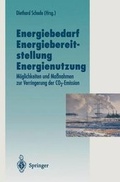 Cover: Energiebedarf Energiebereitstellung Energienutzung - Springer