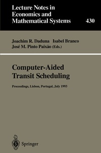 Abbildung von: Computer-Aided Transit Scheduling - Springer
