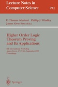 Cover: Higher Order Logic Theorem Proving and Its Applications - Springer