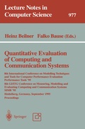 Cover: Quantitative Evaluation of Computing and Communication Systems - Springer
