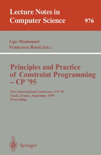 Enlarge image Cover: Principles and Practice of Constraint Programming - CP '95 - Springer