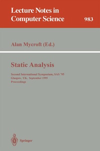 Enlarge image Cover: Static Analysis - Springer