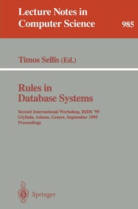 Enlarge image Cover: Rules in Database Systems - Springer
