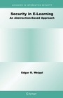 Cover: Security in E-Learning - Springer