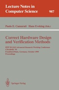 Cover: Correct Hardware Design and Verification Methods - Springer