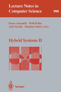 Enlarge image Cover: Hybrid Systems II - Springer