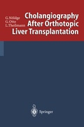 Cover: Cholangiography After Orthotopic Liver Transplantation - Springer
